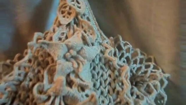 Вязаная летняя сумка корзинка. Crochet bag basket.  סריגה. עבודת יד