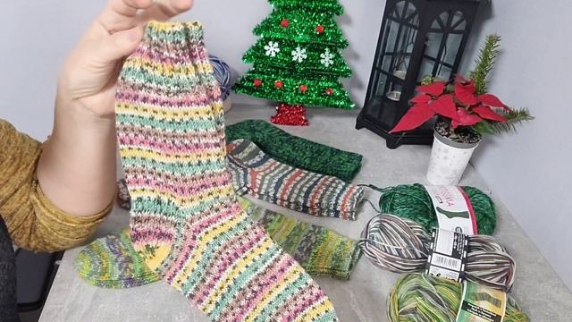 1/2025г. Вязание носков🧦🧦🧦,итоги ушедшего года и план?