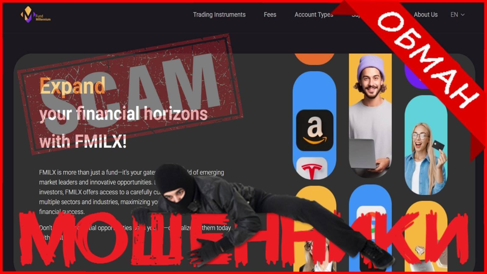 [SCAM] FMILX (new-millennium-fund.net) — ОТЗЫВЫ О САЙТЕ? Мошенник, обман?!