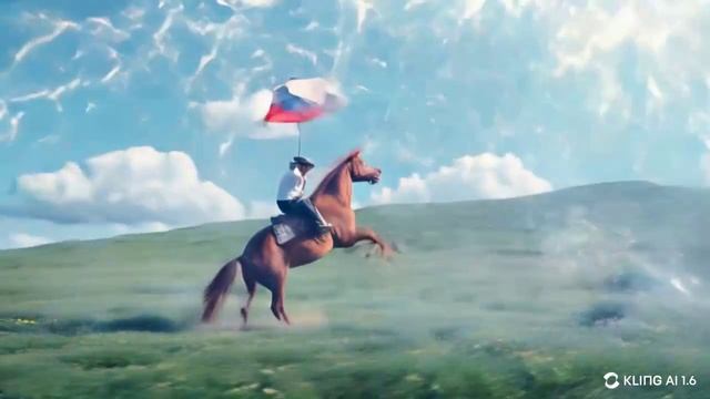 Героический. Флаг России