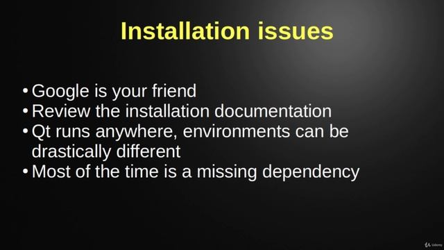 25. Installation issues