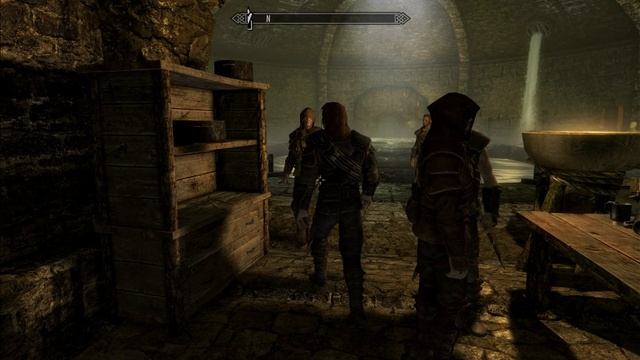 Skyrim. Толпёжка у входа в Крысинную Нору