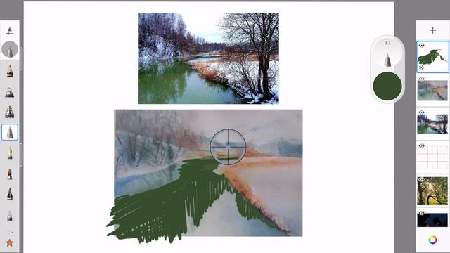 Разбор пейзаж 2