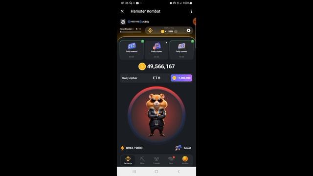Новый шифр Хамстер комбат 29-30 июня HAMSTER KOMBAT SHIFR 29-30 IYUN