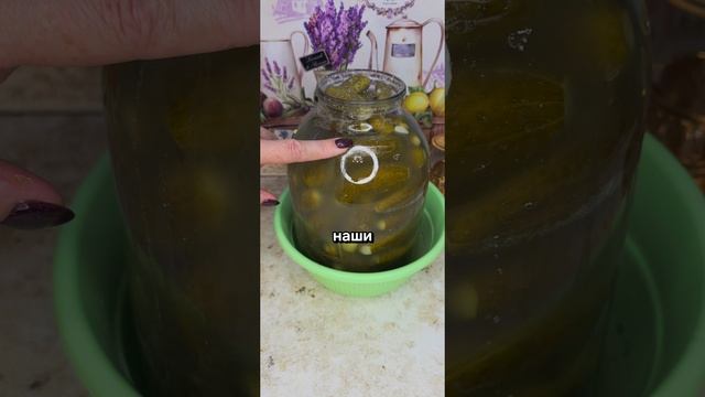 Квашеные огурцы как в бочке. Хранятся при комнатной температуре без кипячения и стерилизации