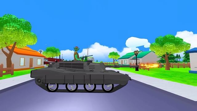 alien vs zombie 🛸🧟♂️ in dude theft wars