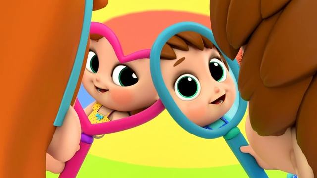 Little Angel - Изучаем Части Тела 👃👂👁️   Развивающие Мультики Для Детей   Little Angel Русский