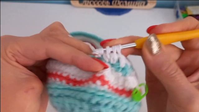 Тапочки из остатков пряжи 2 часть
