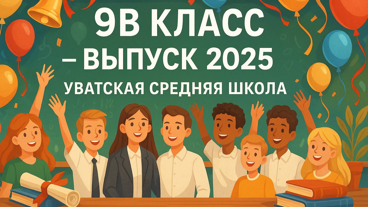 9В класс — выпуск 2025
Уватская средняя школа