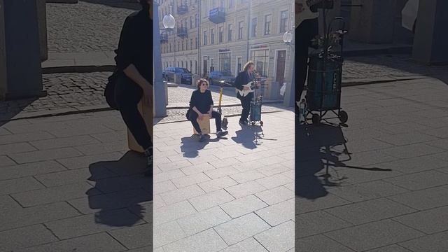 JOHNNY B. GOOD AND ЖАННА АГУЗАРОВА COVER. SAINT-PETERSBURG