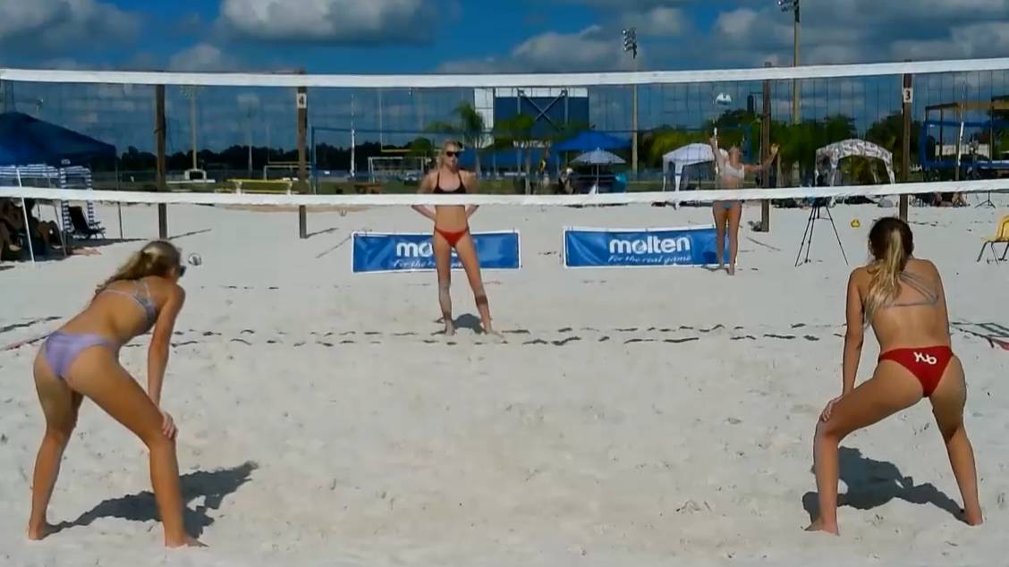 Пляжный волейбол. Девушки 13