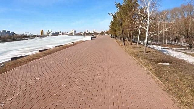 Прогулка по Астане на моноколесе 2023.03.25. Часть 1