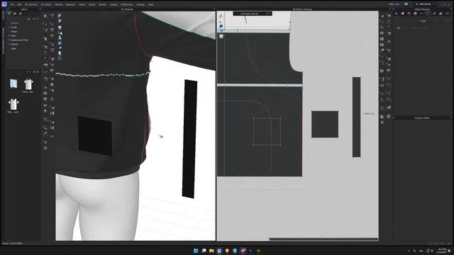 Процесс создания куртки в CLO 3D