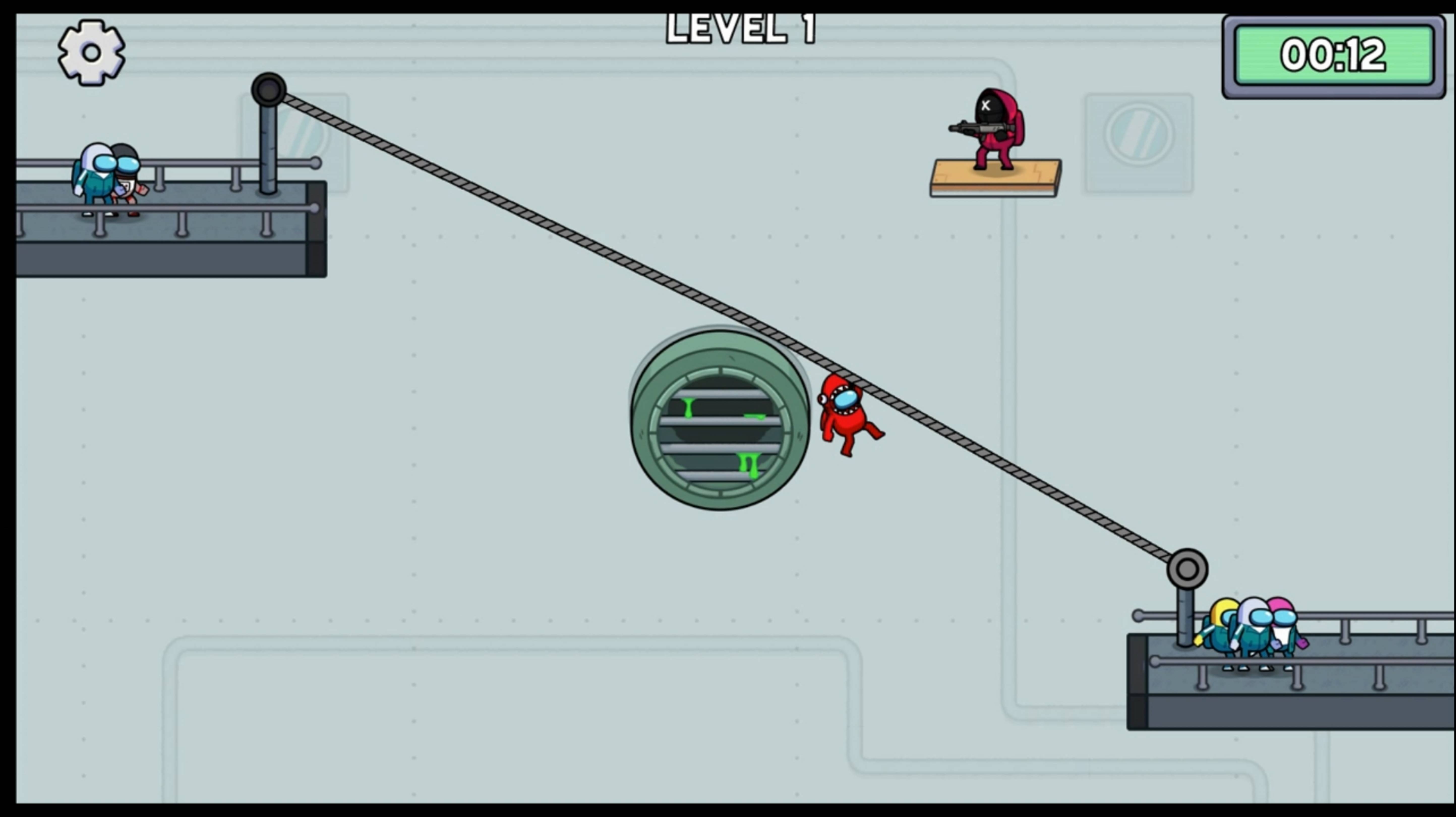 ИГРА ВЫЖИВАНИЕ 456 ЭТО НЕ САМОЗВАНЕЦ - ИГРА В КАЛЬМАРА ОПАСНЫЙ СПУСК