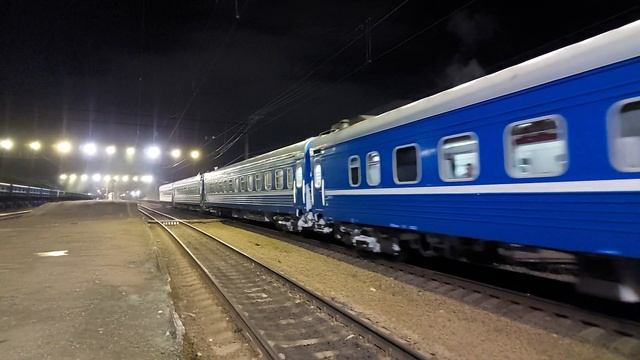 Опять тапок(! БЧ! Тепловоз ТЭП70-0125 с поездом №65/66 Мурма?