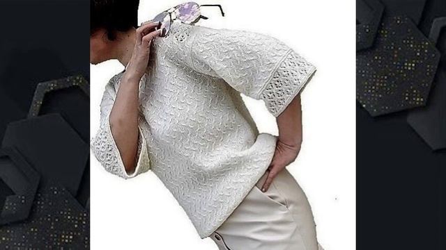 🌹Изумительные ажурные модели спицами. Схемы узоров.