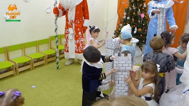 Новогодний утренник в детском садике "Рыжий Кот" - гор