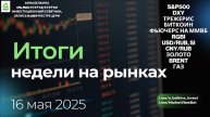 Итоги торговой недели на рынках - 16 мая 2025