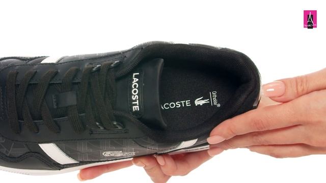 3905525 Видеообзор I Мужские кеды LACOSTE T-CLIP 124 3 SMA