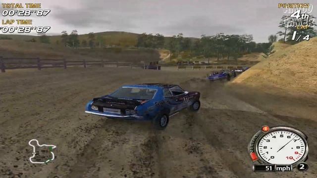 FlatOut - Снежная трасса! Прохождение #5!