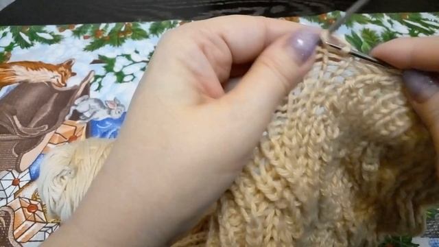 МК  убавление петель на макушке шапочки.  Вязание спиц?