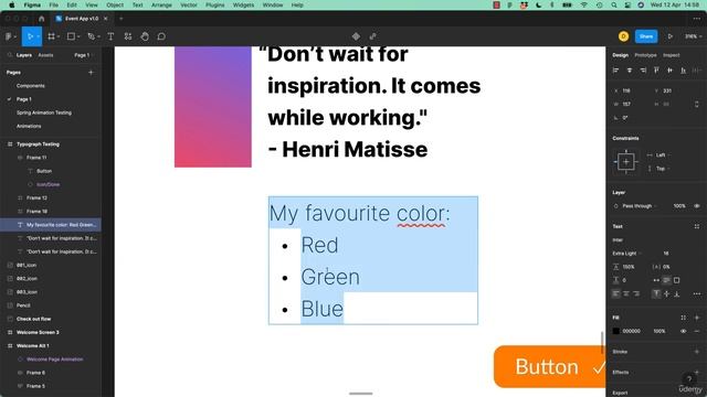 6_84. How to set Hanging Punctuation for pull quotes & call outs in Figma