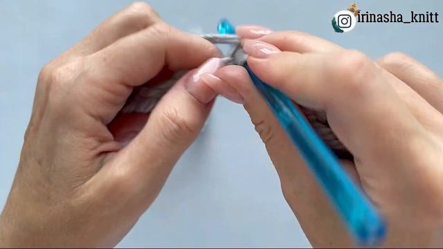 Шарф крючком вязаный IrinaSha