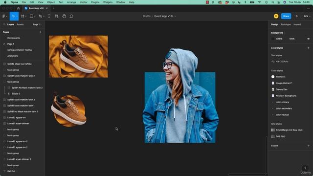 13_100. How to make a spillover mask outside of the frame in Figma