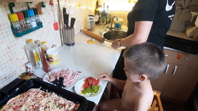 ДОМАШНЯЯ ПИЦЦА. Вкусный рецепт домашней ПИЦЦЫ