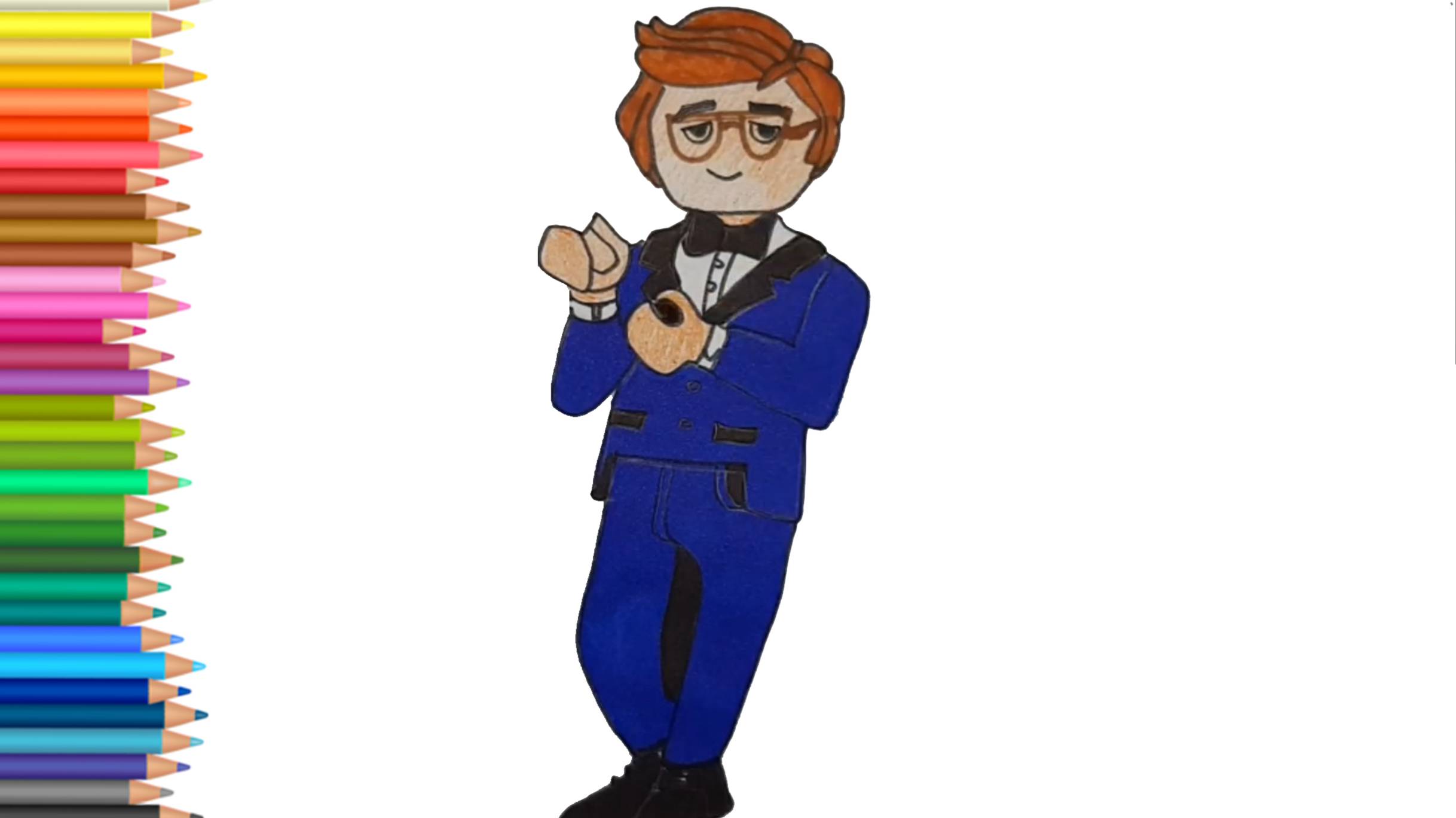 Как нарисовать агента Rex Dasher😎