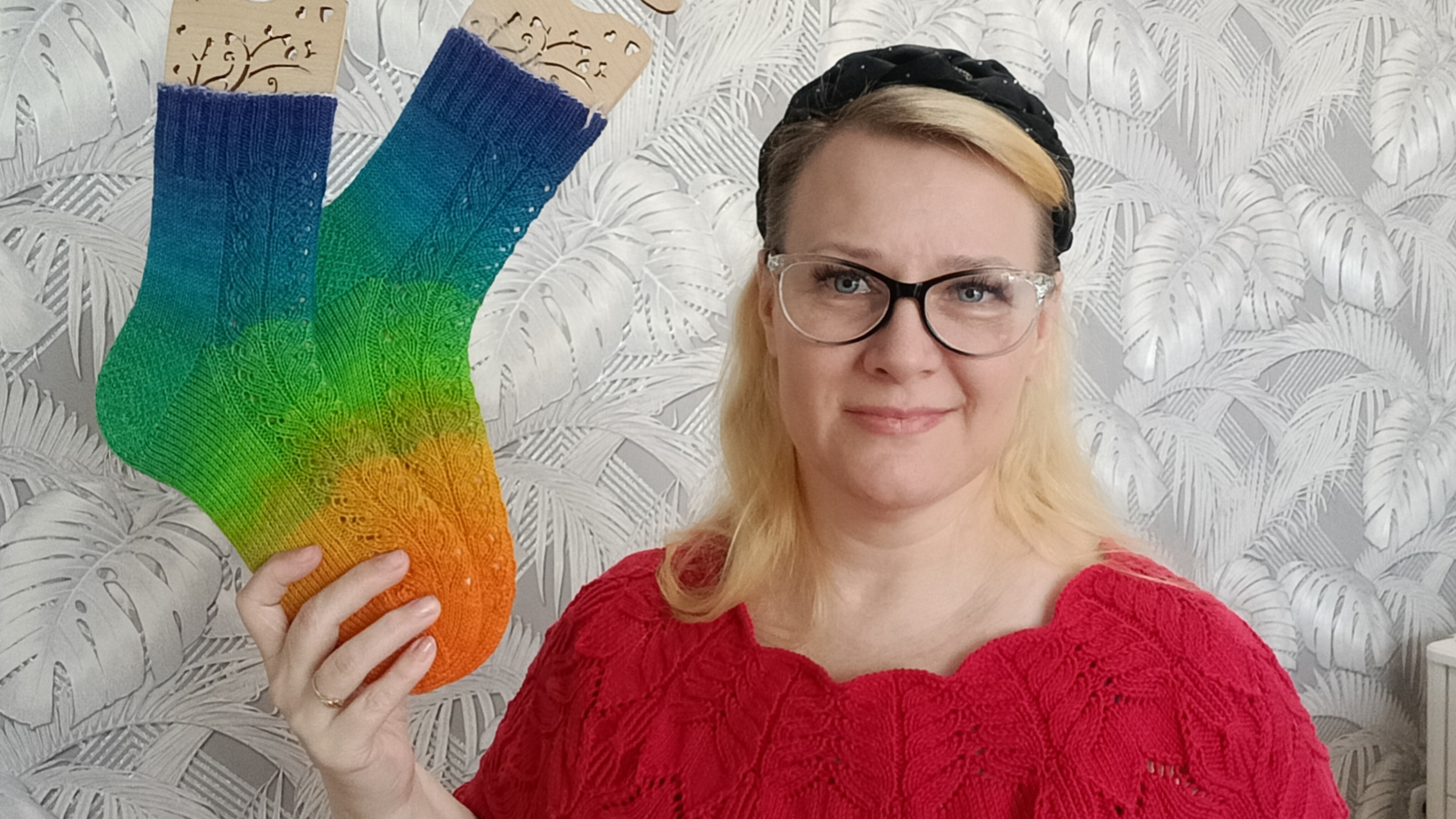 Круглая кокетка на мне💖🧶 Довязываю Шотландский твид💖