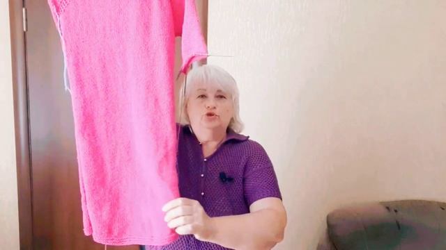 вяжем тёплое платье для девочки