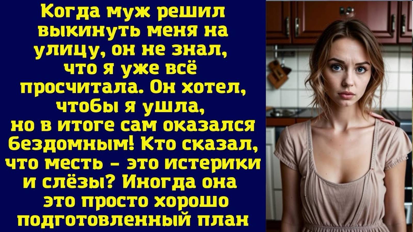 Мы разводимся, собирай манатки, чтобы утром тебя здесь не было. Истории из жизни🎧Аудио рассказы