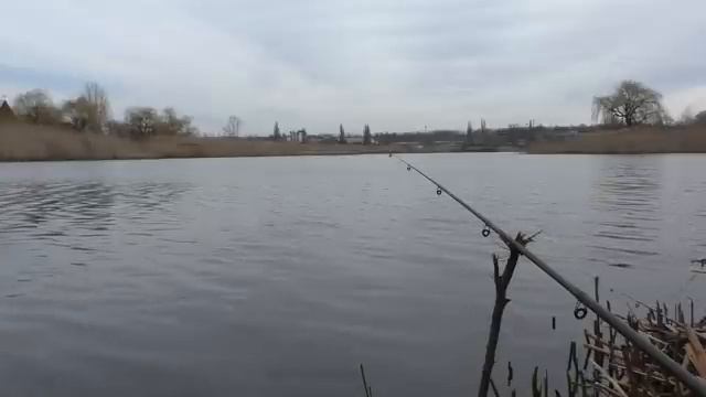 Рыбалка весной на реке .Поплавок.(начало марта).My fishing
