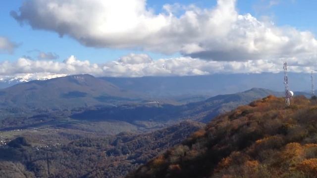 город Сочи city Sochi Башня Ахун 11 января 2016 г.
