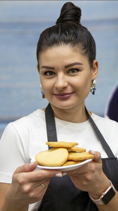 Как приготовить быстро вкусное печенье к чаю #этопросто #евгенияполевская #выпечка ￼