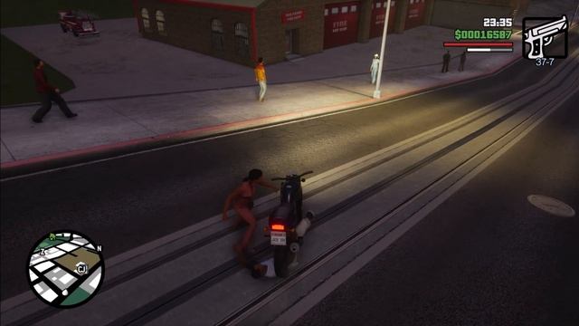 GTA SA. Битва за мотоцикл