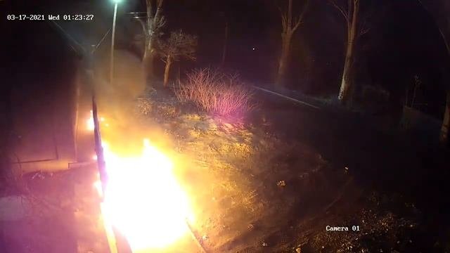 Поджог дома журналиста Громадський контроль Краматорськ-Славянск