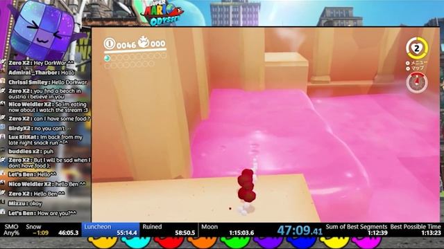 🎩 Без слов, но с драйвом! Super Mario Odyssey Speedrun всё для рекорда и удовольствия! ⚡🎮