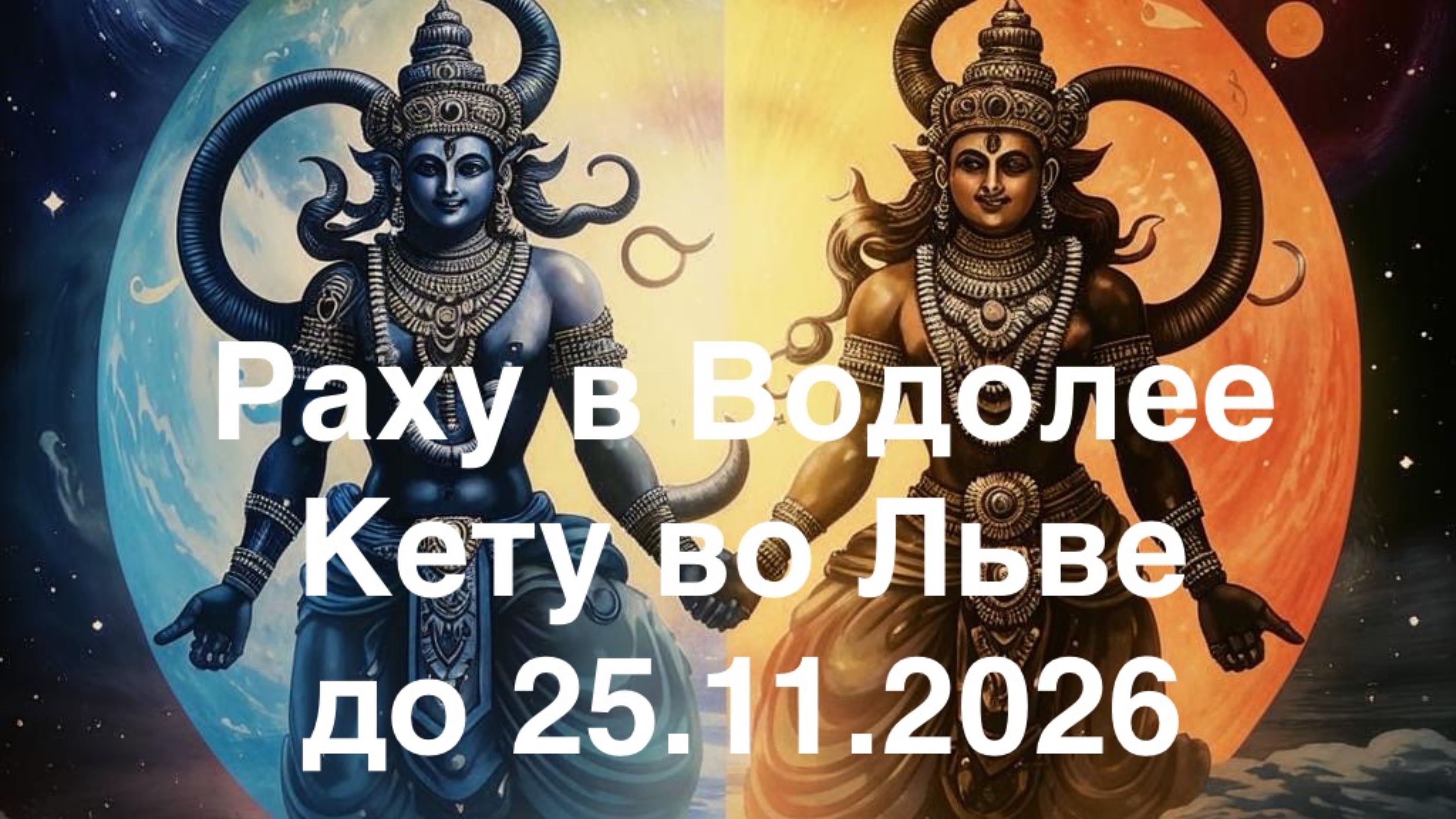 Раху в Водолее/Кету во Льве до 25.11.2026. Прогноз для всех знаков.