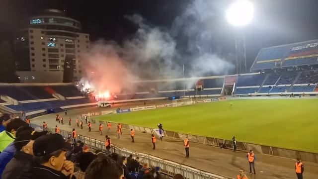 Факел Воронеж-Крылья советов Самара Пиротехника 07.10.2017 Fakel Voronezh