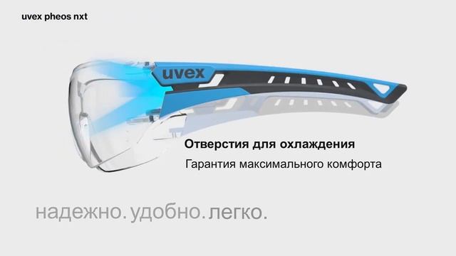 Новинка! Открытые защитные очки uvex Феос nxt