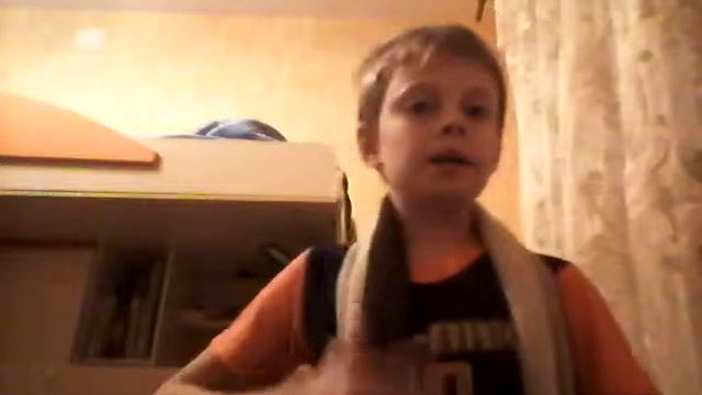Фокус шарф через горло