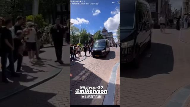 Майк Тайсон посетил Францию и Амстердам 😶🌫️🤗 рек