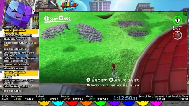 🌈 Super Mario Odyssey — Лёгкий как облачко, быстрый как молния! Спидран без комментариев для настоя