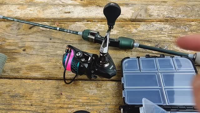 Первый МОРМЫШИНГ и сразу ТРОФЕЙНАЯ Щука ,спиннинг Dayo PRESTIGE CX-4 Travel 0.2-0.8 гр. 185 см