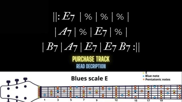 Pale Ale Shuffle Blues Backing Track in E