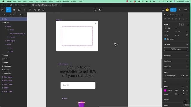 2_140. How to create slot placehold components in Figma