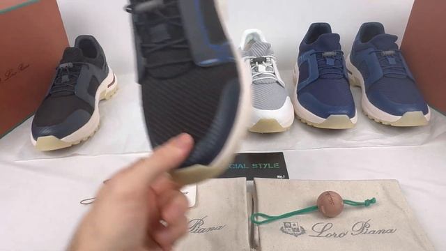 Кроссовки мужские Loro Piana 360 Flexy Walk, почувствуй что такое