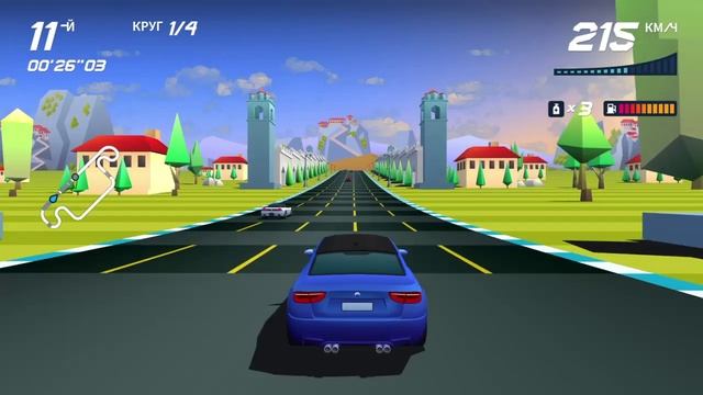 Увлекательные гонки в игре Horizon Chase Turbo